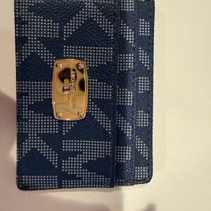 MICHAEL Michael Kors Navy Card Holder